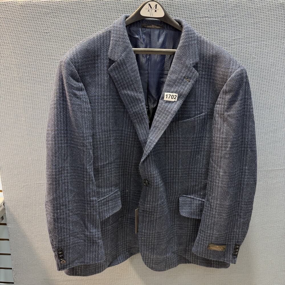 JOSEPH ABBOUD Men Black‎ Blazer Sz 50R Brand New
